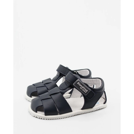 Sandalia Blanditos Algodón de Crio's Navy