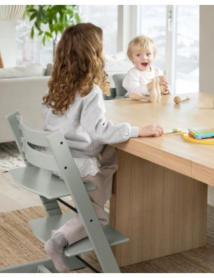 Trona evolutiva Tripp Trapp de Stokke Glacier Green