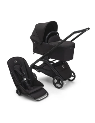 Cochecito 2 piezas Bugaboo Dragonfly Completo Negro / Negro Medianoche - Negro Medianoche