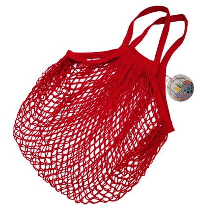 Bolsa Red de Malla Estilo Francés de Rex London Rojo