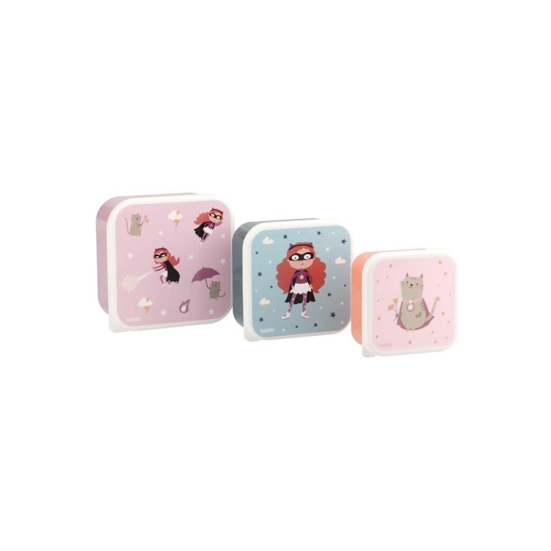 Pack 3 cajas Almuerzo Fantastic Girl de Tutete Pack 3 cajas Almuerzo Fantastic Girl de Tutete