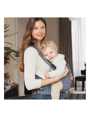 Mochila Portabebé Mei Carrier de Quokkababy Denim Blue