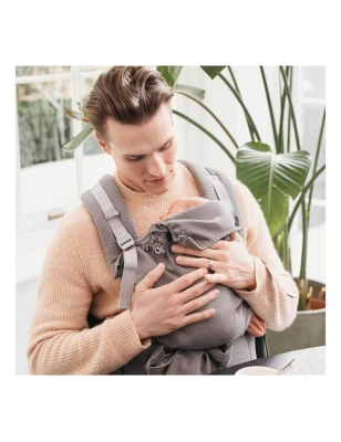 Mochila Portabebé Mei Carrier de Quokkababy Light Grey