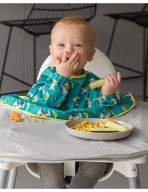 Babero con Velcro para Kit de Tidy Tot Zebras