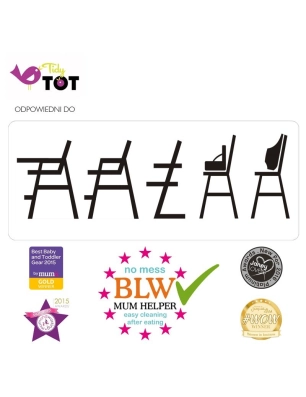 Kit Babero con Bandeja de Tidy Tot Dove Grey