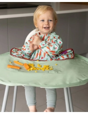 Kit Babero con Bandeja de Tidy Tot Sage Green