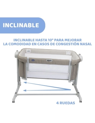 Minicuna de Colecho Next2me Magic Evo de Chicco Desert