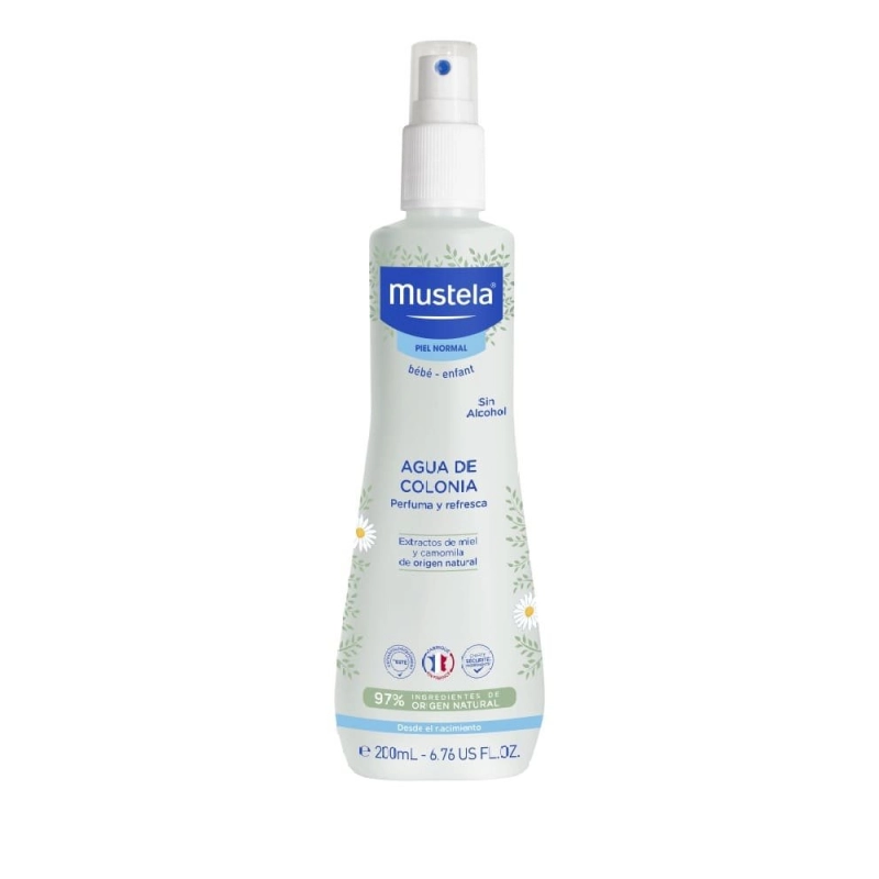 Agua de colonia sin alcohol 200ml de Mustela