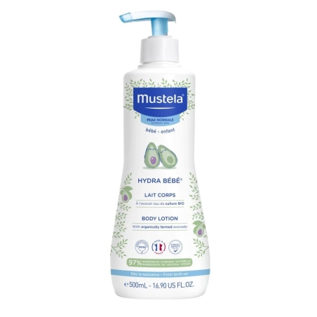 Crema corporal Hydra Bebe 500ml de Mustela