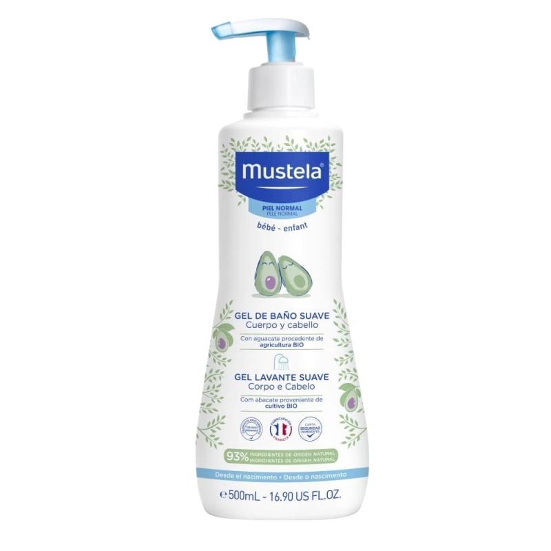 Gel de baño suave 500ml de Mustela
