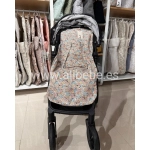 Colchoneta Buga Melissa de Giraffa Bianca e Blu