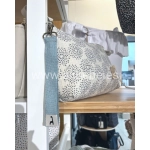 Asa de mano para neceser Giraffa Bianca e Blu Azul