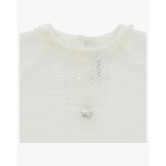 Pelele Punto Unisex Marfil De Martin Aranda