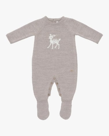 Pelele L.Pie Bambi Unisex Taupe De Martin Aranda