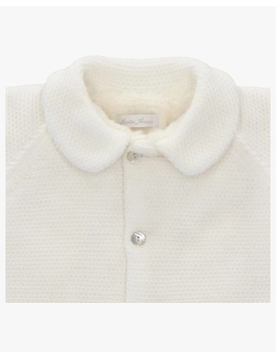 Abrigo Punto Unisex Marfil De Martin Aranda
