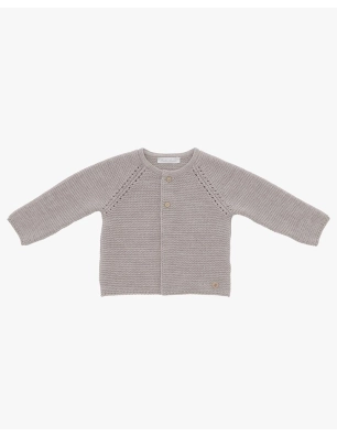 Cardigan Pto Unisex Taupe De Martin Aranda
