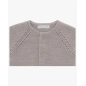 Cardigan Pto Unisex Taupe De Martin Aranda