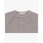 Cardigan Pto Unisex Taupe De Martin Aranda