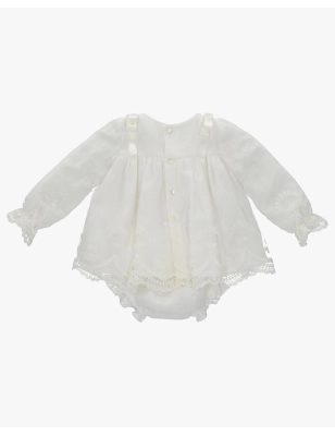 Conjunto Tela Niña Marfil De Martin Aranda