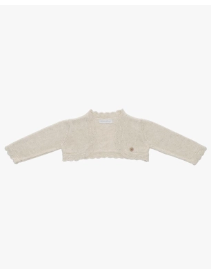 Cardigan Pto Bolero Marfil De Martin Aranda
