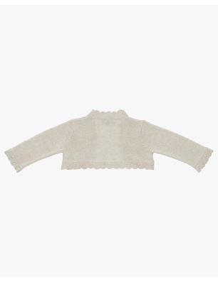 Cardigan Pto Bolero Marfil De Martin Aranda