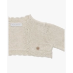 Cardigan Pto Bolero Marfil De Martin Aranda