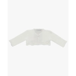Cardigan Cuello Pico Corto Marfil De Martin Aranda