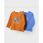 Set 2 Camisetas M/L Lisas Mayoral