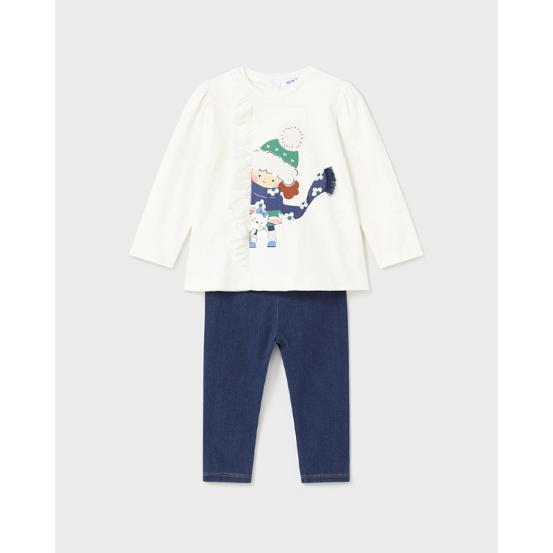 Conjunto Leggings Knit Denim Mayoral