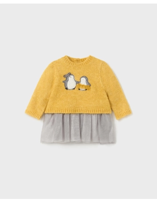 Vestido Tricot Combinado Mayoral