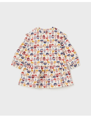 Vestido Felpa Estampado Mayoral