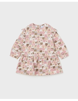 Vestido Felpa Estampado Mayoral