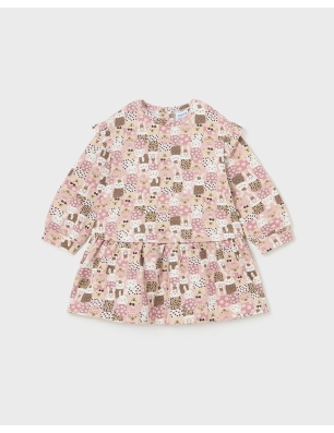 Vestido Felpa Estampado Mayoral