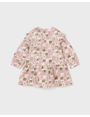Vestido Felpa Estampado Mayoral