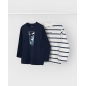 Set 2 Camisetas M/L Liso/Raya Mayoral