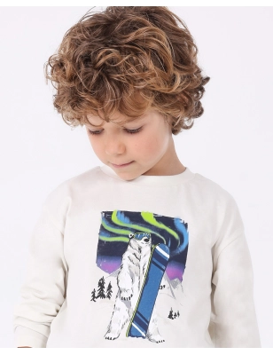 Camiseta M/L Oso Snow Mayoral