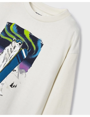 Camiseta M/L Oso Snow Mayoral