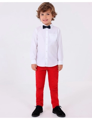 Camisa M/L Vestir Pajarita Mayoral