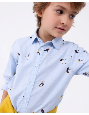 Camisa M/L Estampada Mayoral