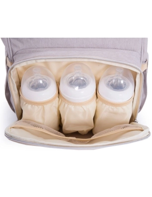 Mochila maternal Siena de Kikka Boo Gris Claro