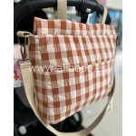 Bolsa Panera Walk Etna Giraffa Bianca e Blu