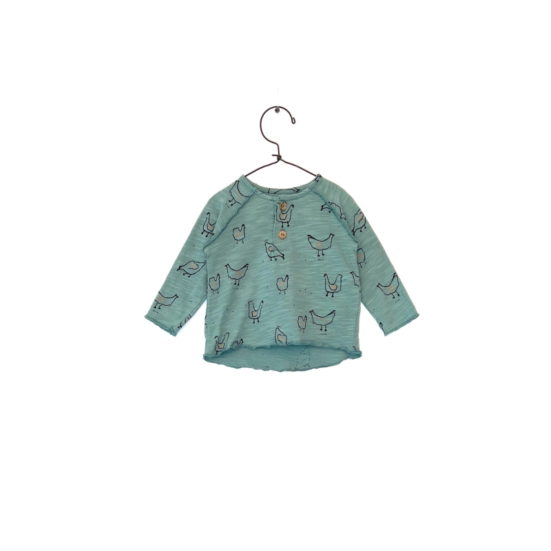 Playera M/L Jersey Fl. Estampado De Play Up