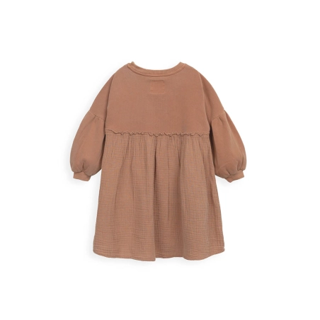 Vestido Tejidos Mixtos De Play Up