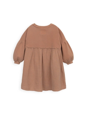 Vestido Tejidos Mixtos De Play Up