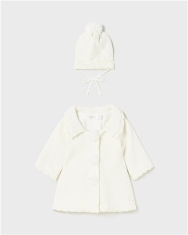 Abrigo Tricot Y Gorro De Mayoral