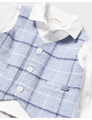 Conj. Pantalon Camisa Chaleco De Mayoral