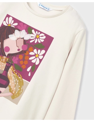 Camiseta M/L Serigrafia De Mayoral