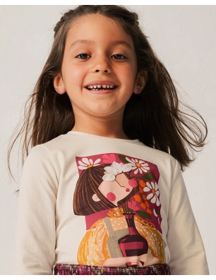 Camiseta M/L Serigrafia De Mayoral