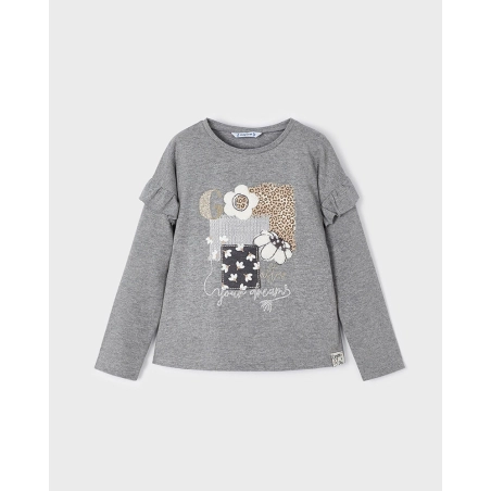 Camiseta M/L Serigrafia De Mayoral