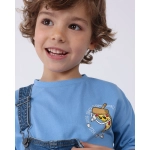 Camiseta M/L 'Snack Team' De Mayoral